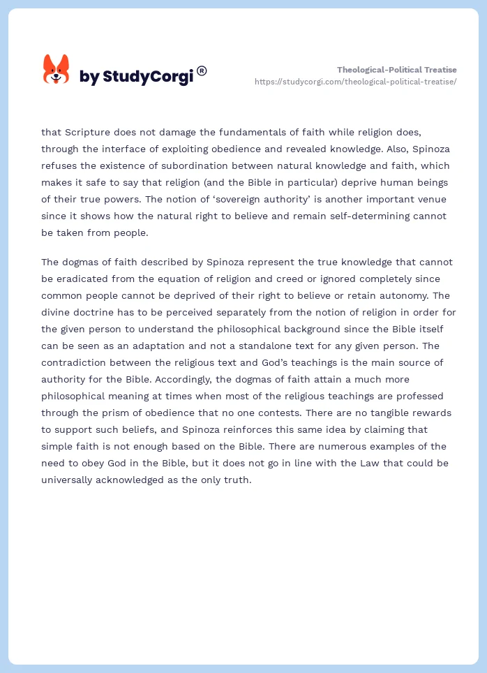 Theological-Political Treatise. Page 2