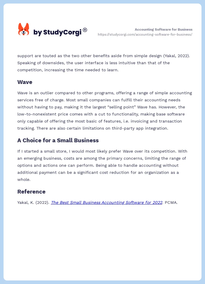 Accounting Software for Business. Page 2