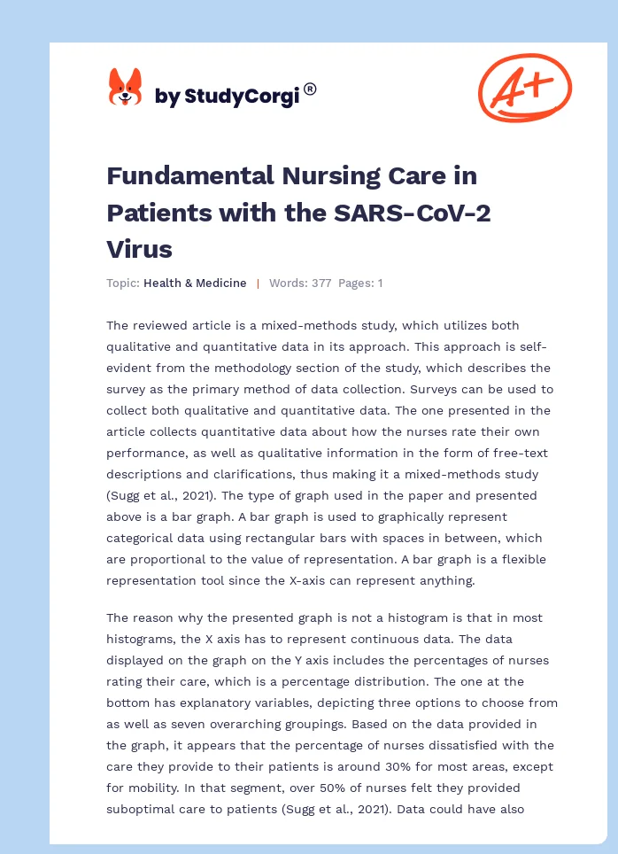 Fundamental Nursing Care in Patients with the SARS-CoV-2 Virus. Page 1