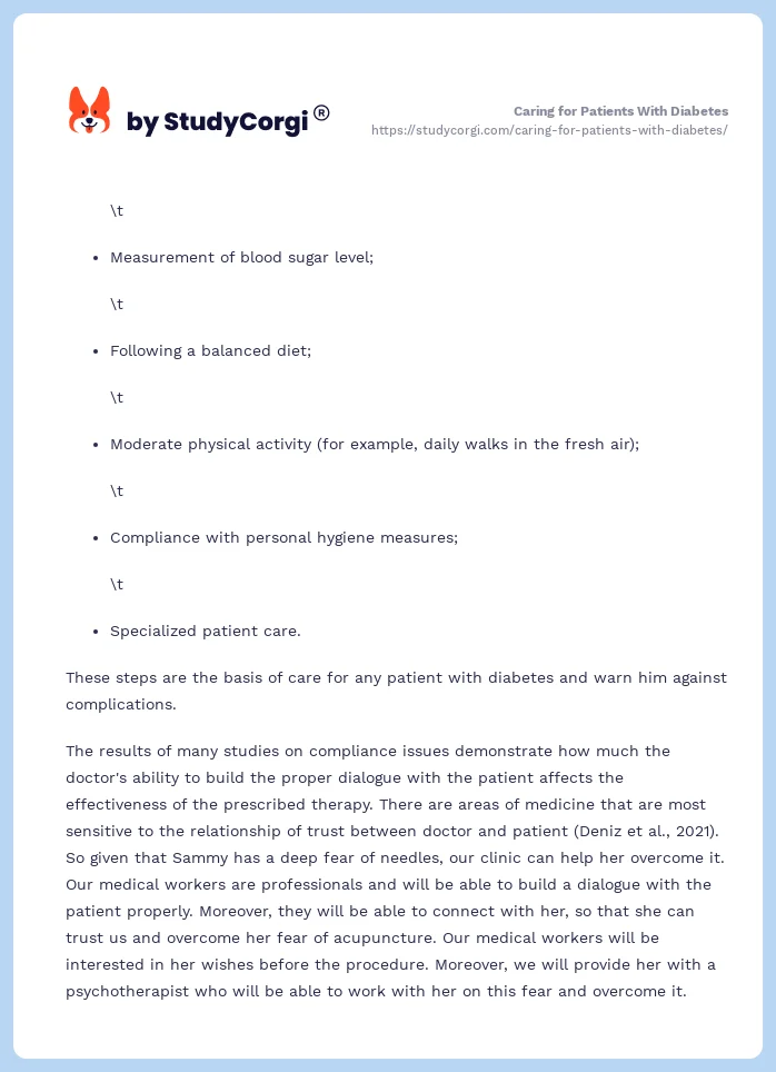 Caring for Patients With Diabetes. Page 2