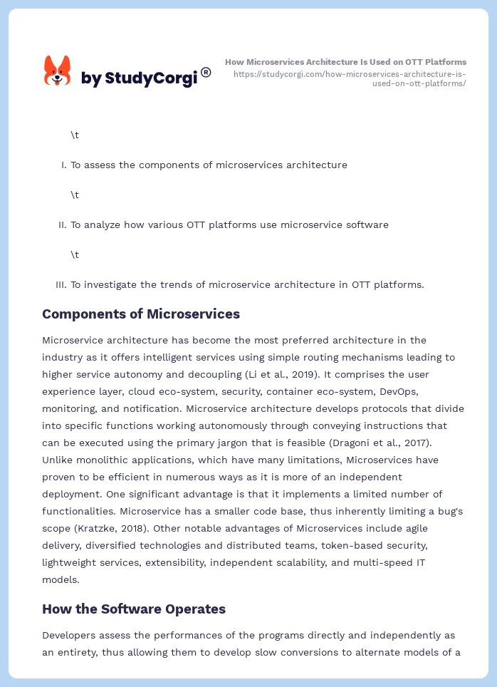 How Microservices Architecture Is Used on OTT Platforms. Page 2