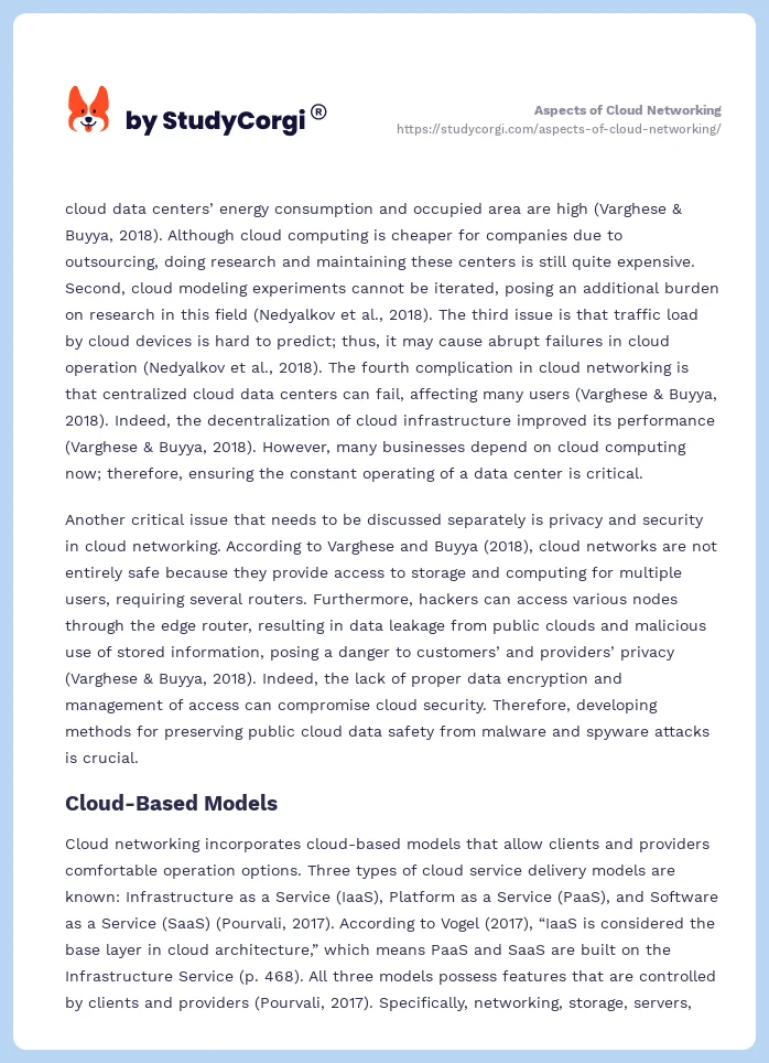 Aspects of Cloud Networking. Page 2