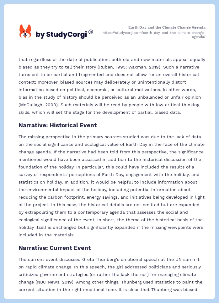 Earth Day and the Climate Change Agenda. Page 2