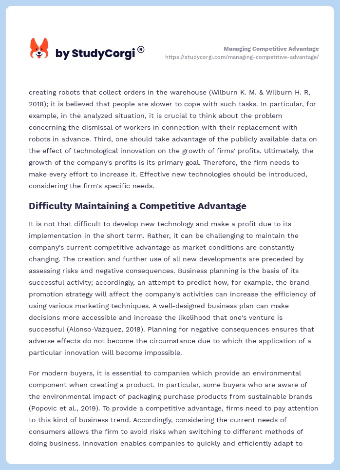 Managing Competitive Advantage. Page 2