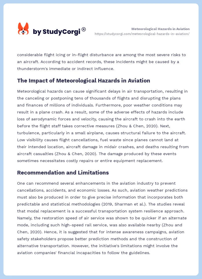 Meteorological Hazards in Aviation. Page 2