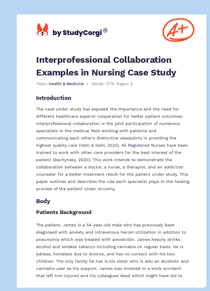 Interprofessional Collaboration in Healthcare. Page 1