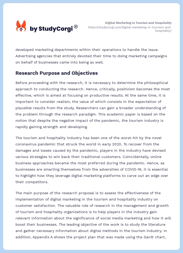 Digital Marketing in Tourism and Hospitality. Page 2