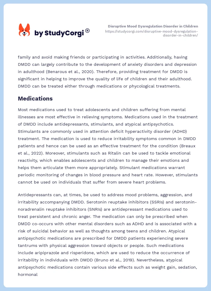 Disruptive Mood Dysregulation Disorder in Children. Page 2