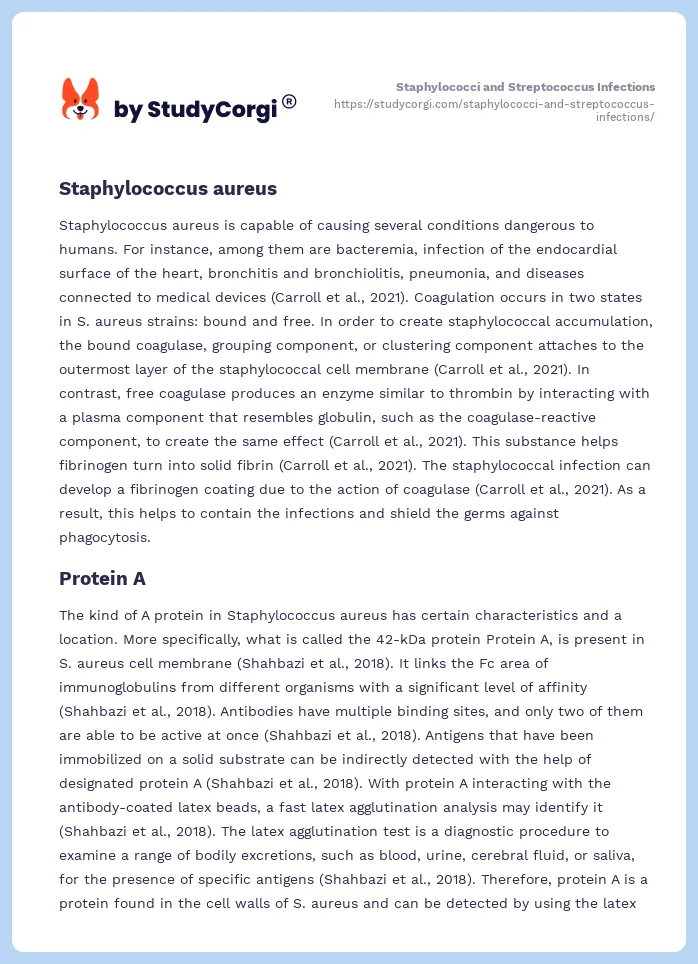 Staphylococci and Streptococcus Infections. Page 2