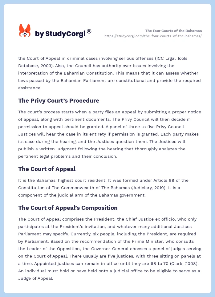 The Four Courts of the Bahamas. Page 2