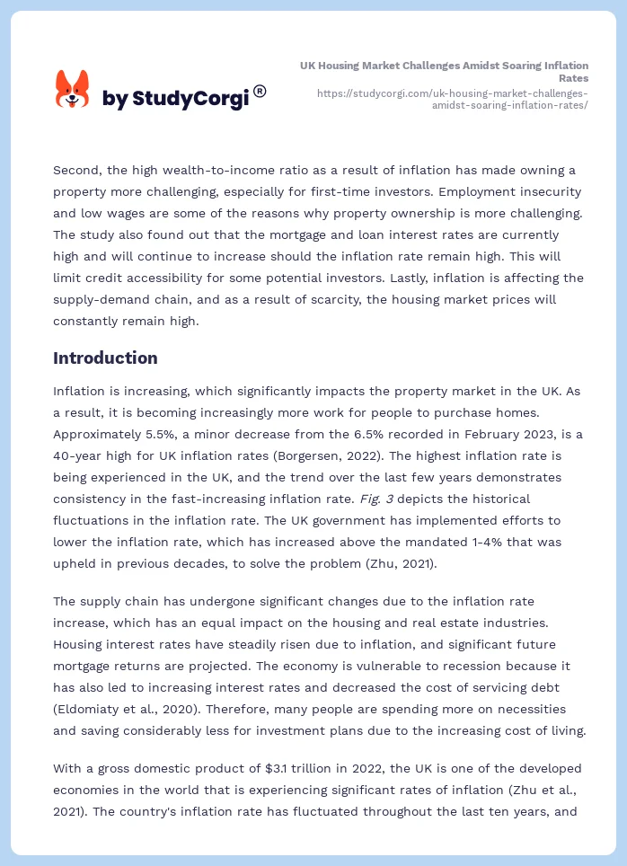 UK Housing Market Challenges Amidst Soaring Inflation Rates. Page 2