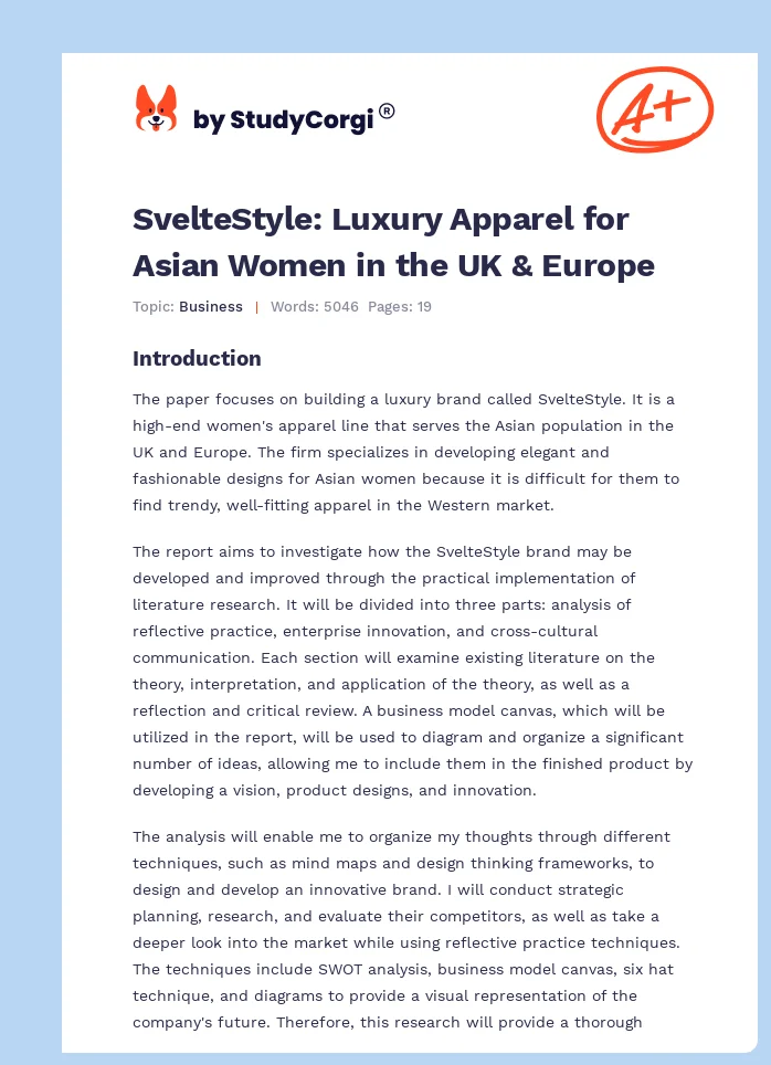 SvelteStyle: Luxury Apparel for Asian Women in the UK & Europe. Page 1