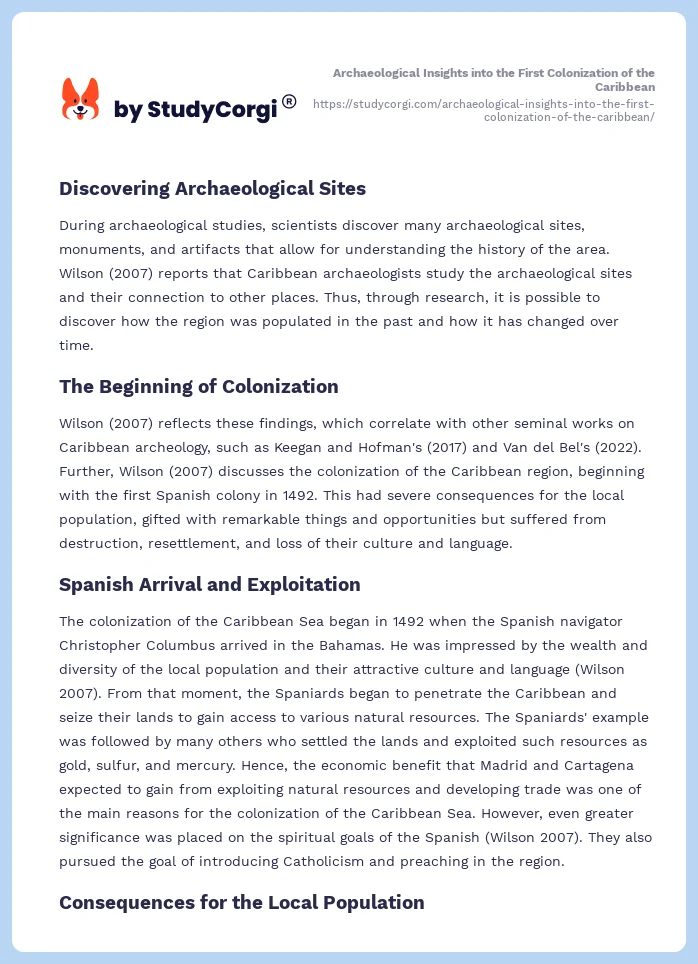 Archaeological Insights into the First Colonization of the Caribbean. Page 2