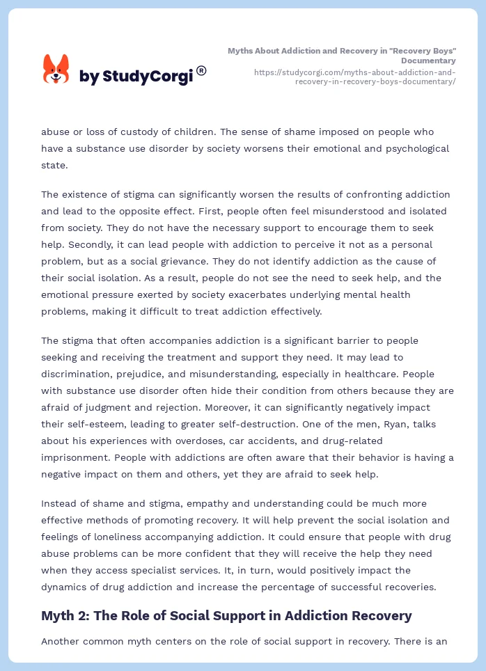 Myths About Addiction and Recovery in "Recovery Boys" Documentary. Page 2