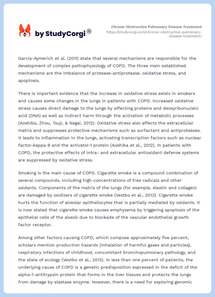 Chronic Obstructive Pulmonary Disease Treatment. Page 2