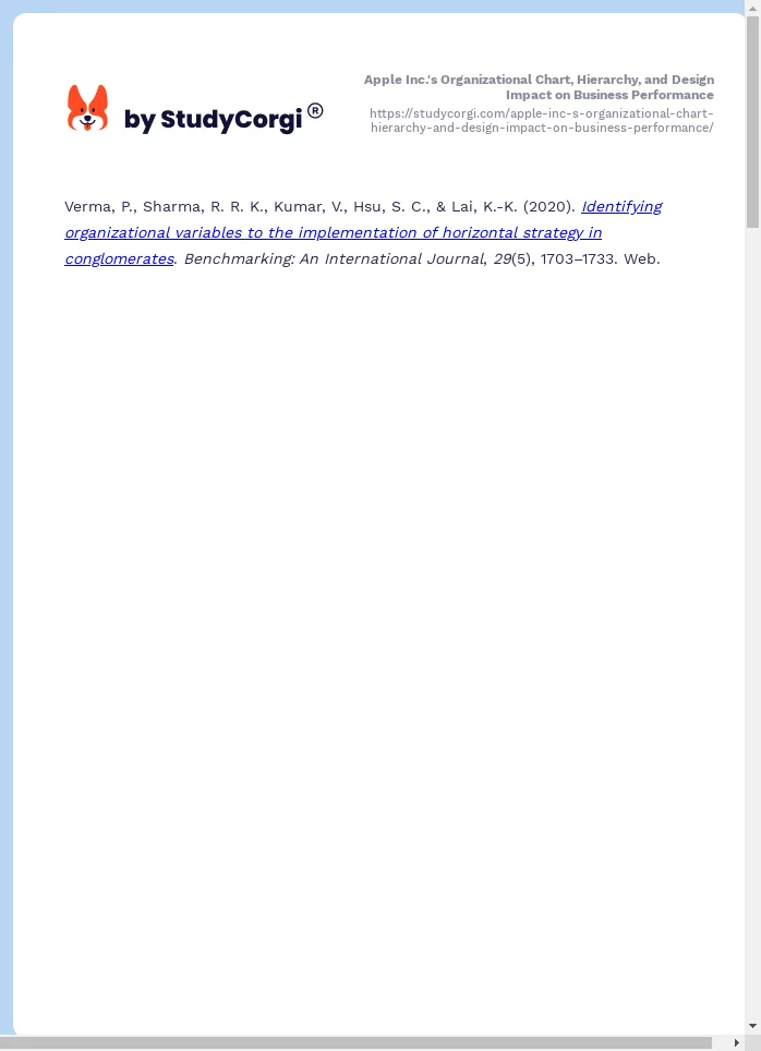 Apple Inc.'s Organizational Chart, Hierarchy, and Design Impact on Business Performance. Page 2