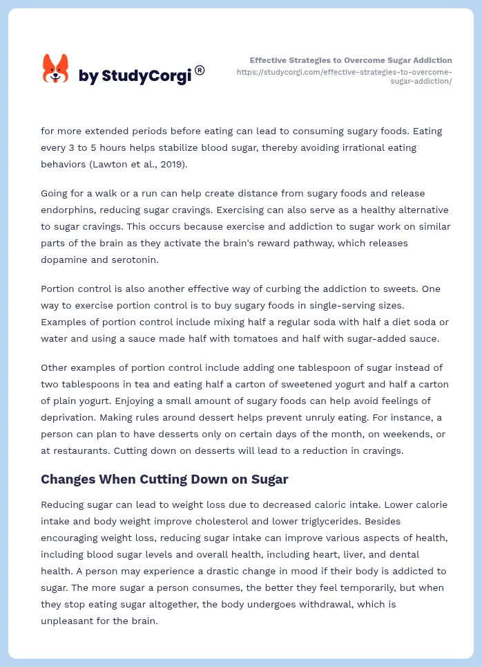 Effective Strategies to Overcome Sugar Addiction. Page 2