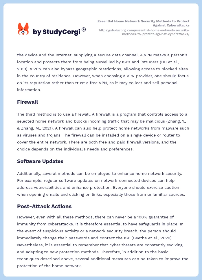 Essential Home Network Security Methods to Protect Against Cyberattacks. Page 2