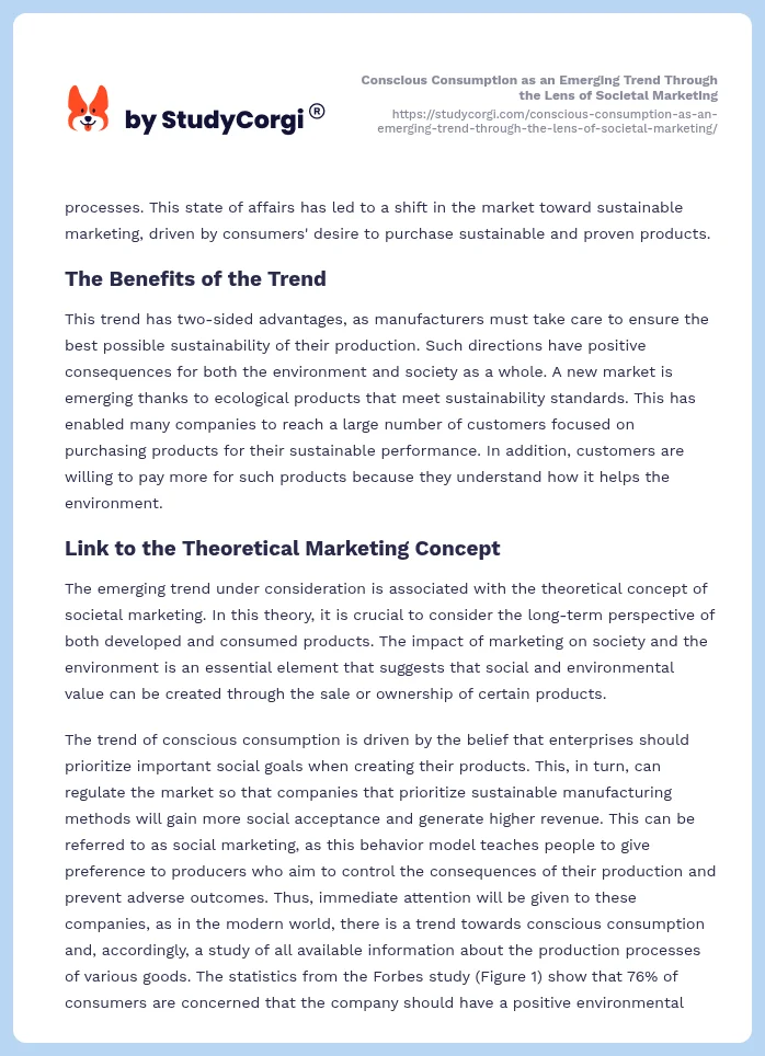 Conscious Consumption as an Emerging Trend Through the Lens of Societal Marketing. Page 2