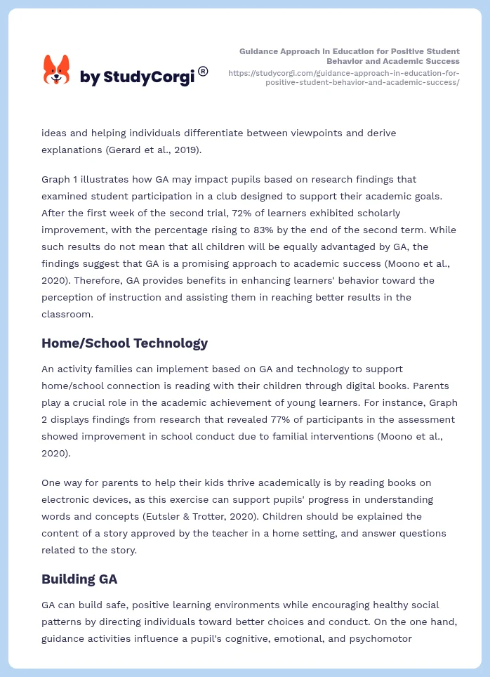 Guidance Approach in Education for Positive Student Behavior and Academic Success. Page 2